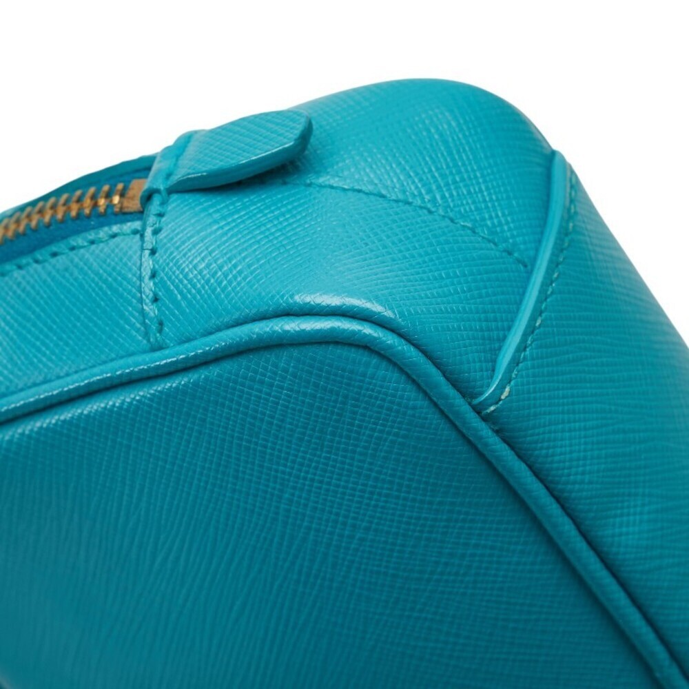 PRADA Blue Leather Shoulder Bag - Picture 7 of 13